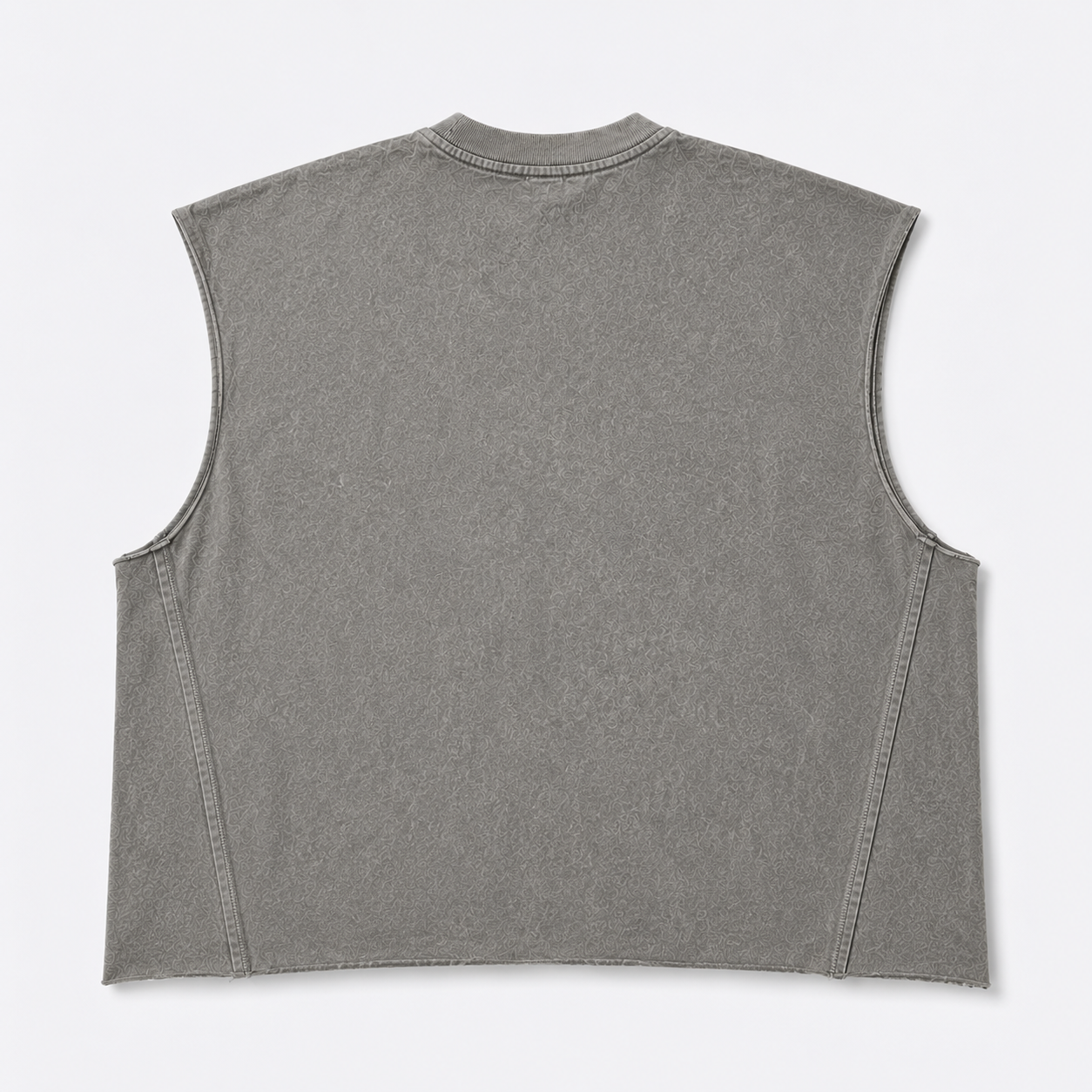 Born to live- sleevess- Grey