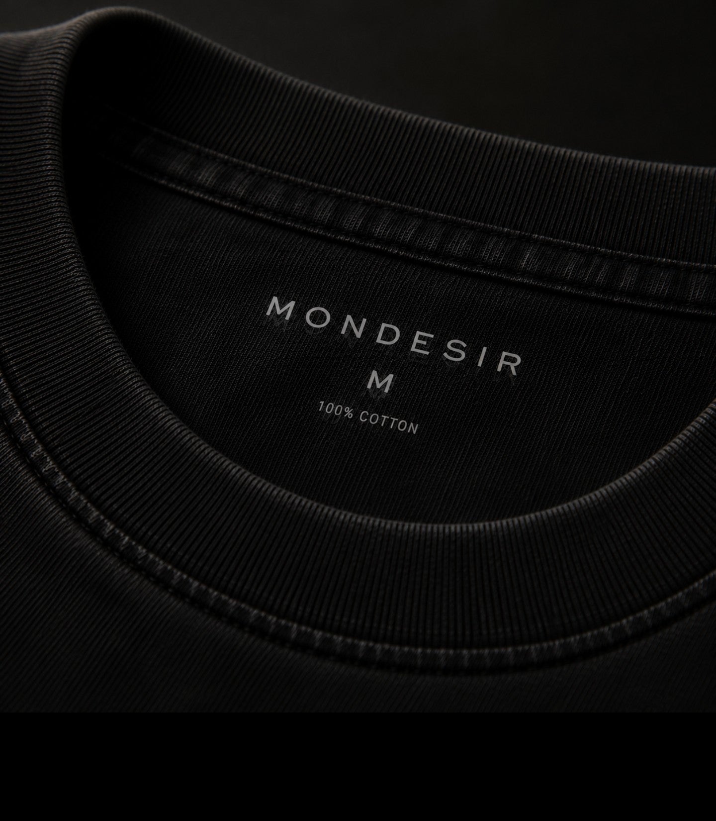 Signature tee-black
