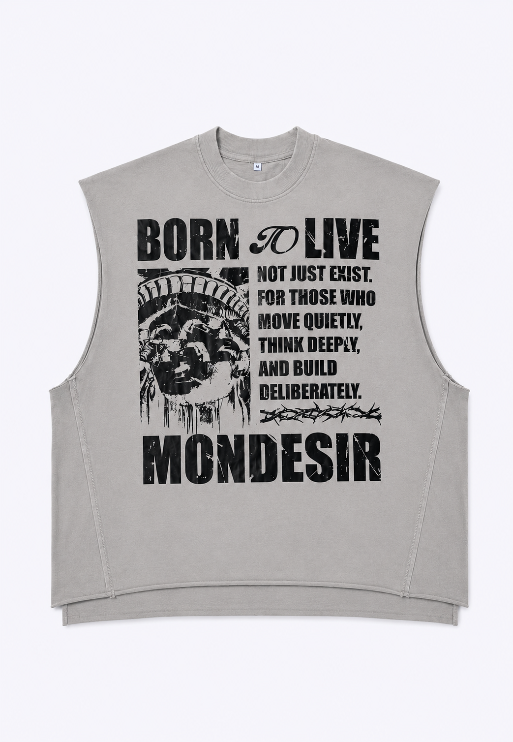 MONDESIR "born to live" sleveless