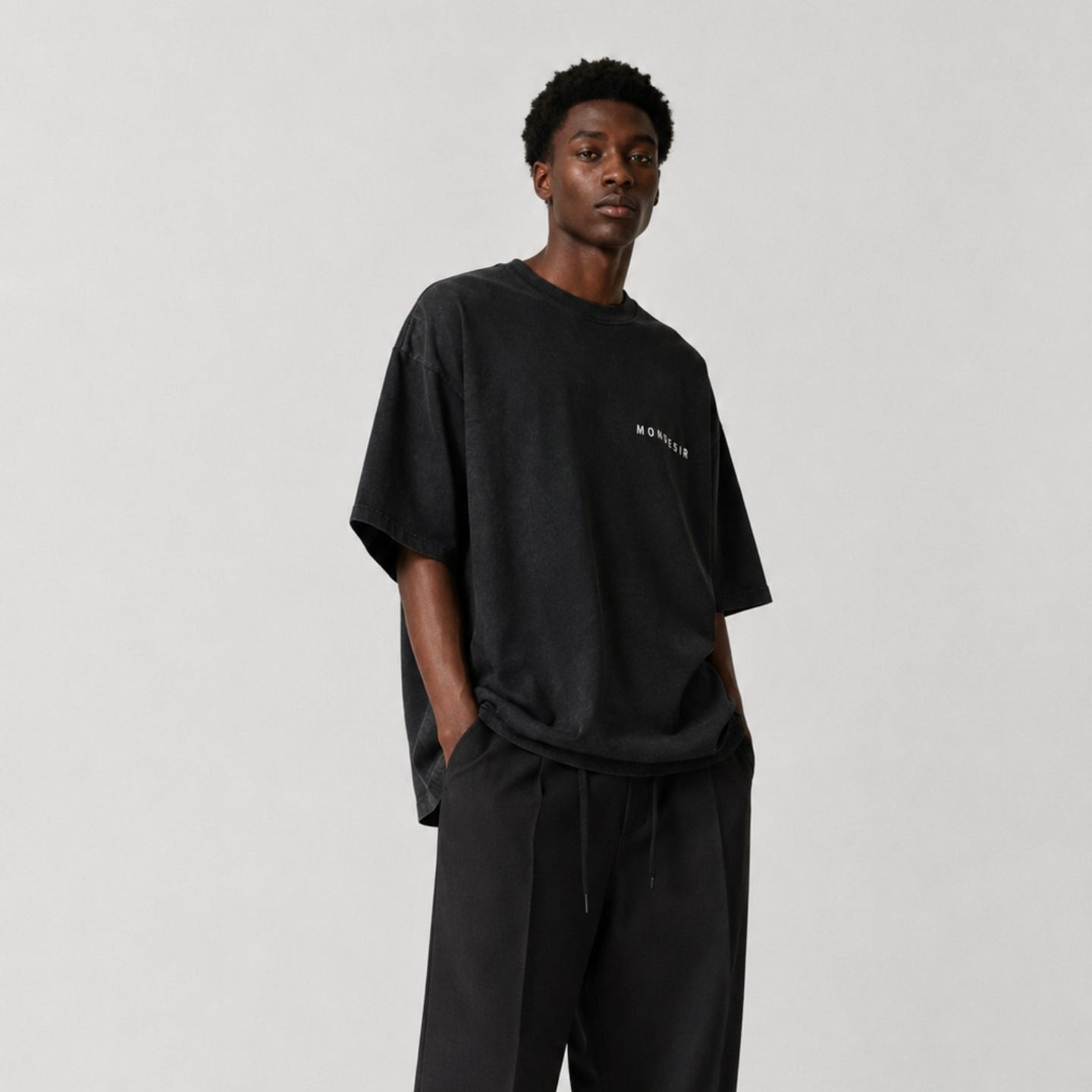 Signature tee-black
